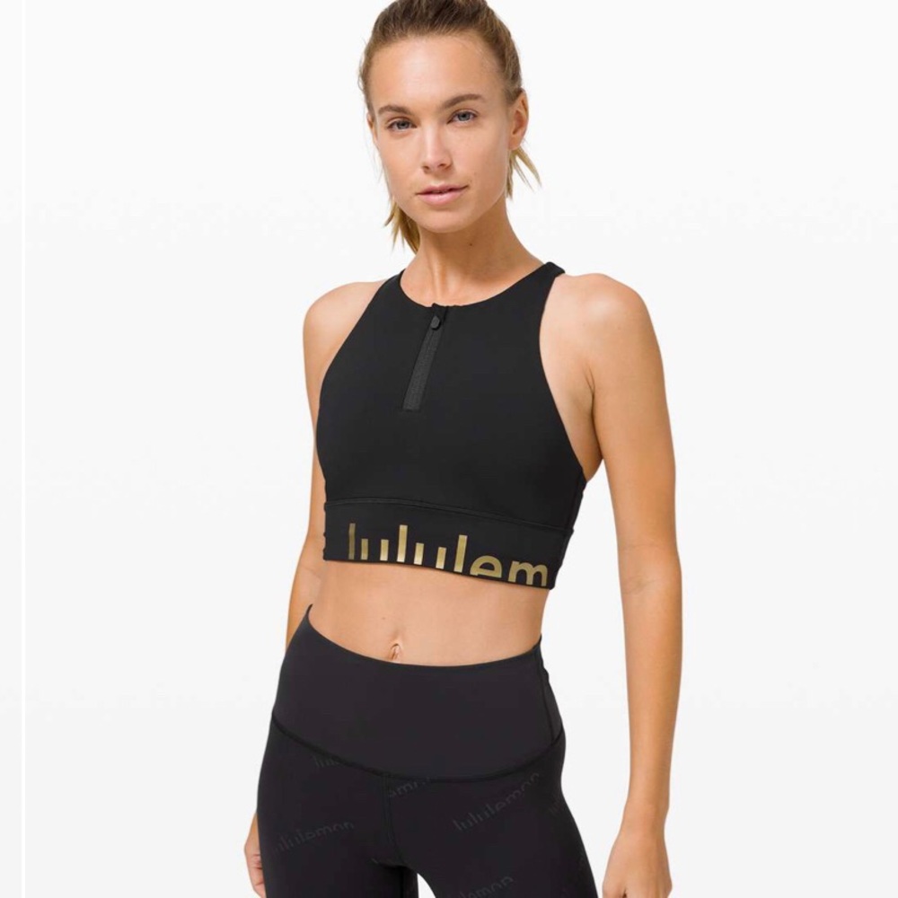 Lululemon Energy Bra Long Line Zip Special Edition